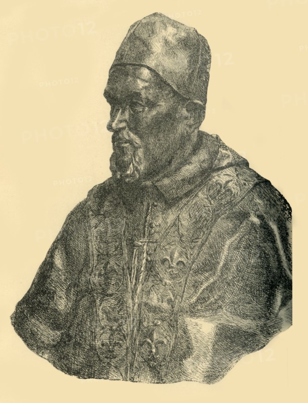 Bust of Pope Innocent X, c1690, (1881). Creator: Bernard Collier.