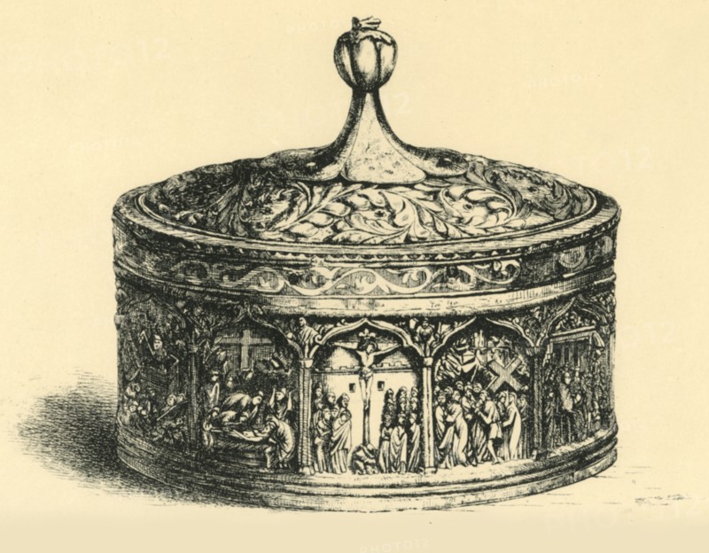 Pyx, 1500-1700, (1881).  Creator: S Thomas.