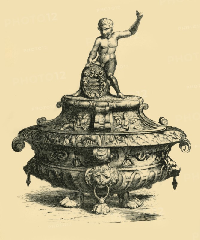 Bronze vase, 16th century, (1881).  Creator: W. M. McGill.