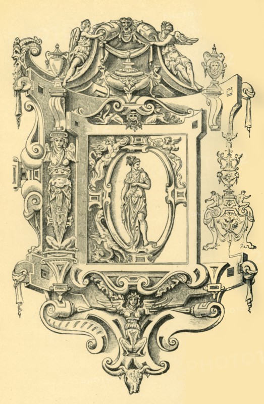 Cartouche, mid 16th century, (1881).  Creator: Unknown.