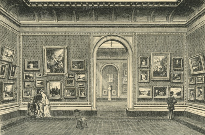 'The Sheepshanks Gallery', South Kensington Museum, c1860s, (1881).  Creator: John Watkins.