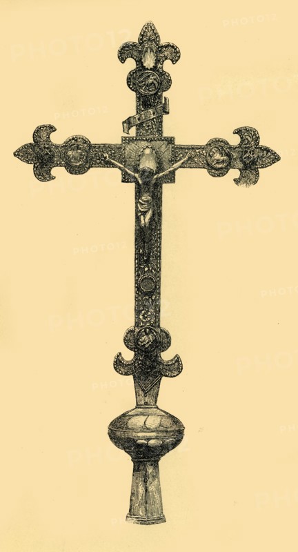 Cross, mid 14th century?, (1881).  Creator: M Sullivan.
