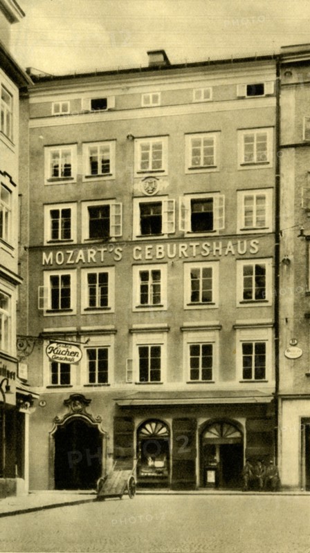 Mozart's birthplace, Salzburg, Austria, c1935. Creator: Unknown.