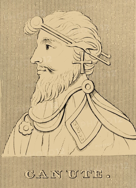 'Canute',  (c995-1035), 1830. Creator: Unknown.