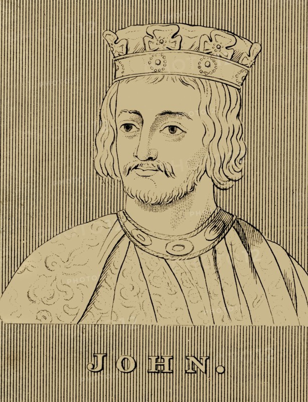 'John', (1166-1216), 1830. Creator: Unknown.