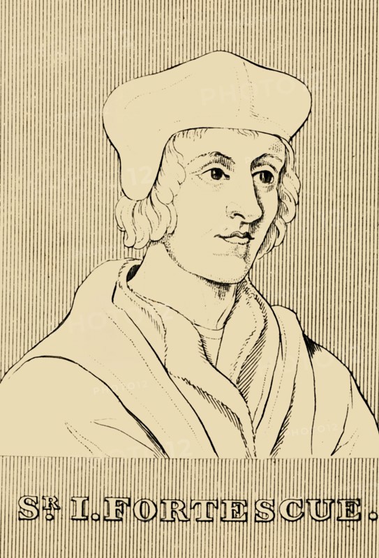 'Sir J. Fortescue', (c1394-1479), 1830. Creator: Unknown.
