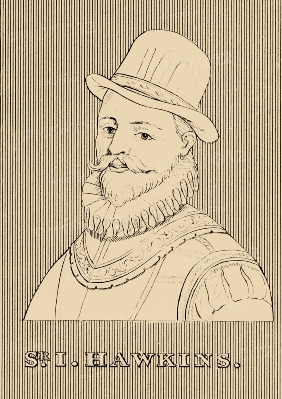 'Sir I. Hawkins', (1532-1595), 1830. Creator: Unknown.