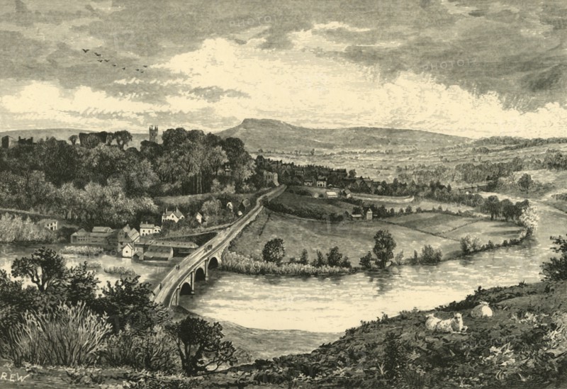 'Ludlow, from Whitcliffe', 1898. Creator: Unknown.