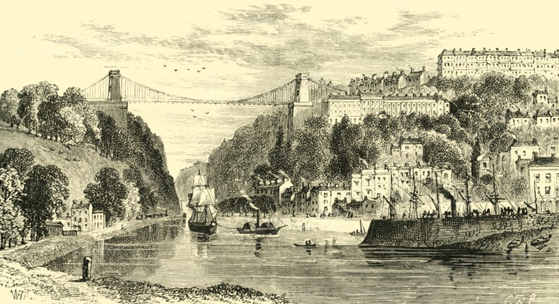 'Clifton Suspension-Bridge', 1898. Creator: Unknown.