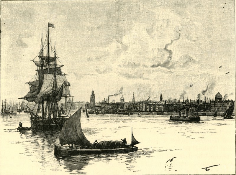 'The Port of Liverpool', 1898. Creator: Unknown.