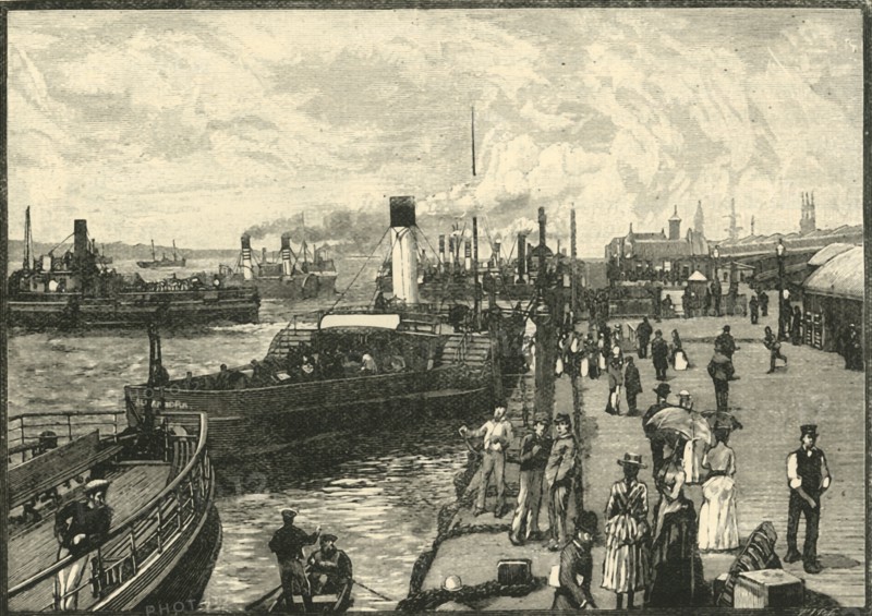 'George's Landing-Stage', 1898. Creator: Unknown.