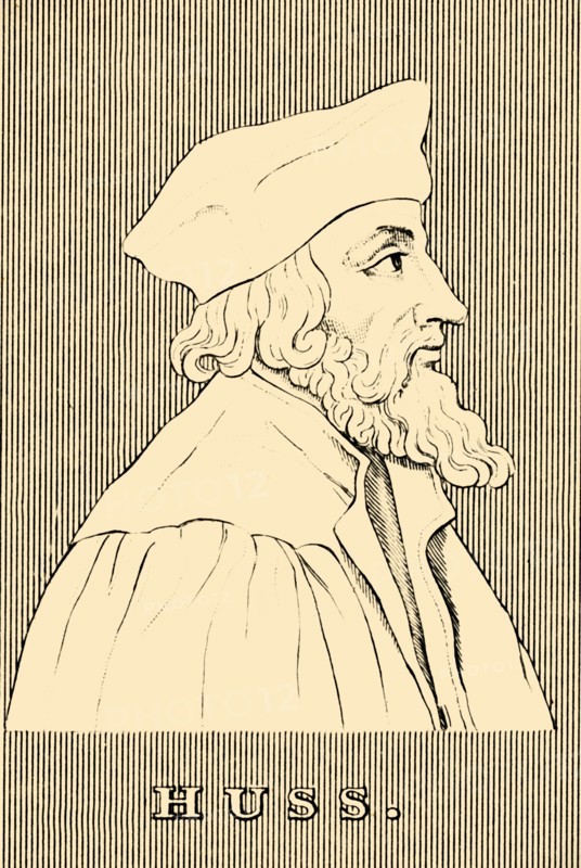 'Huss',  (c1369-1415), 1830. Creator: Unknown.