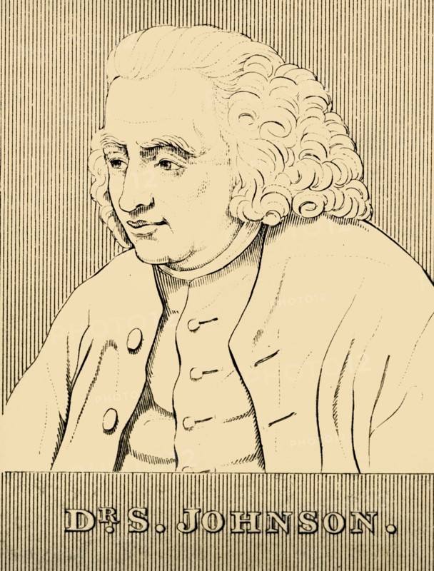 'Dr. S. Johnson', (1709-1784), 1830. Creator: Unknown.