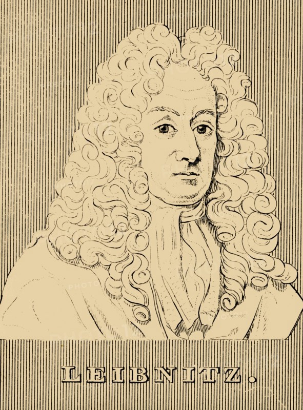 'Leibnitz', (1646-1716), 1830. Creator: Unknown.