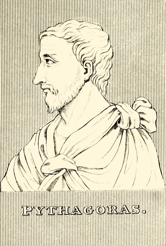 'Pythagoras',  (c570-c495 BC), 1830. Creator: Unknown.