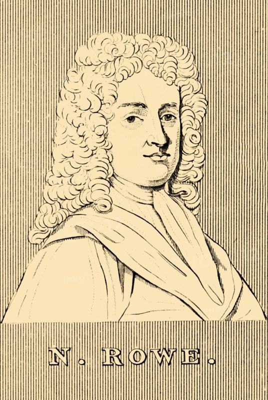 'N. Rowe', (1674-1718), 1830. Creator: Unknown.