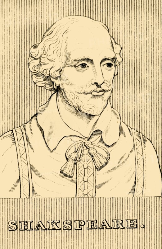 'Shakspeare', (1564-1616), 1830. Creator: Unknown.