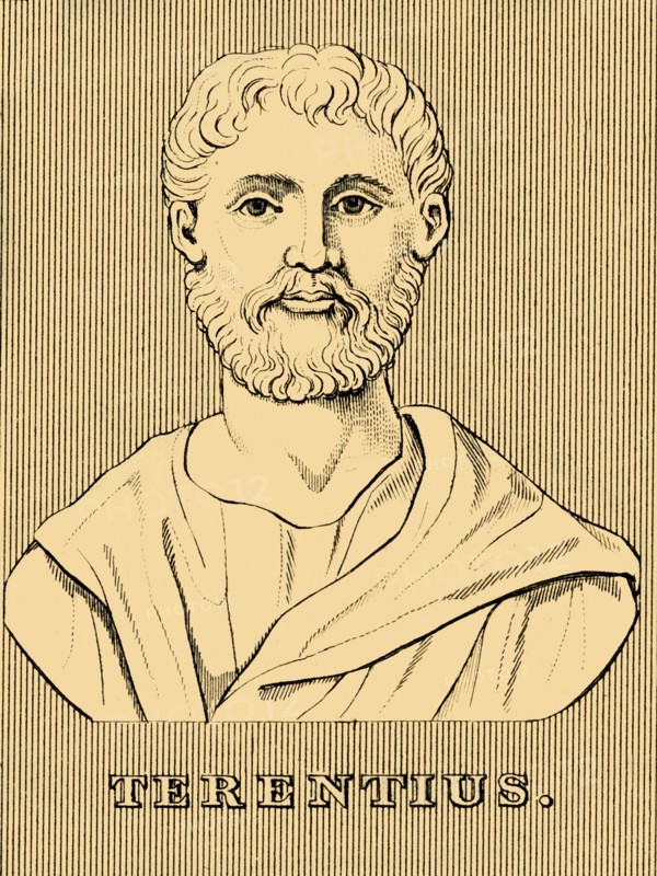 'Terentius', (c195-c 159 BC), 1830. Creator: Unknown.