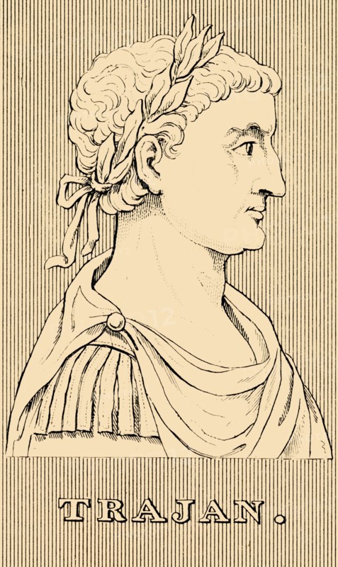 'Trajan', (53-117), 1830. Creator: Unknown.