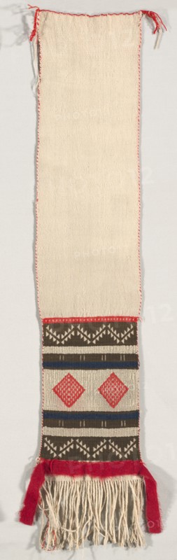 Hopi Brocade Style Dance Sash, c. 1874-1885. Creator: Unknown.