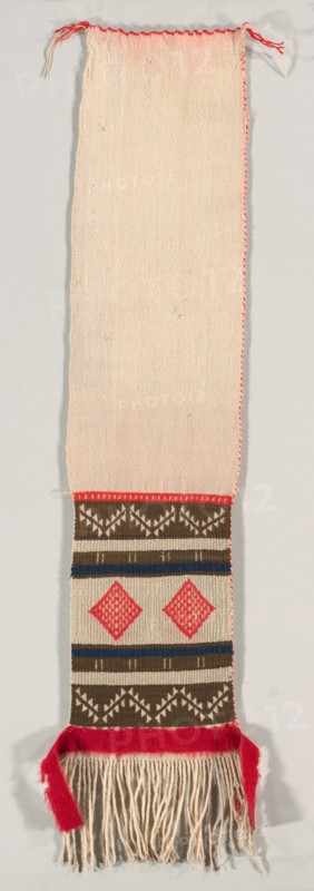 Hopi Brocade Style Dance Sash, c. 1874-1885. Creator: Unknown.