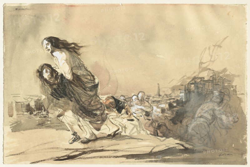 The German troups received the formal order to spare private property. Creator: Jean Louis Forain (French, 1852-1931).