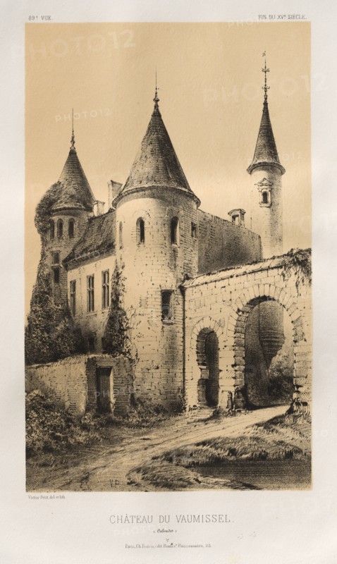 ...Pl. 89, Château du Vaumissel (Calvados), 1860. Creator: Victor Petit (French, 1817-1874).