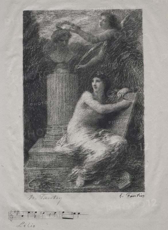 À Berlioz. Creator: Henri Fantin-Latour (French, 1836-1904).