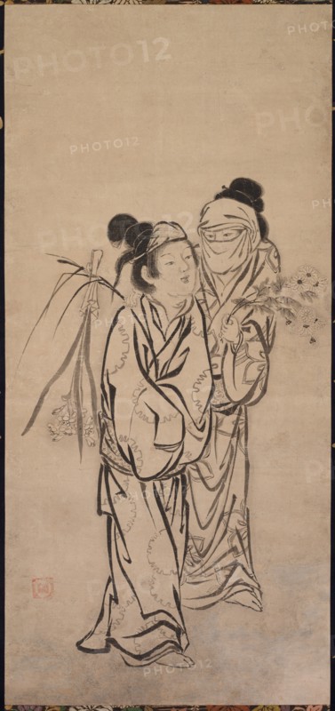 A Couple, late 1500s. Creator: Hasegawa Soen (Japanese).