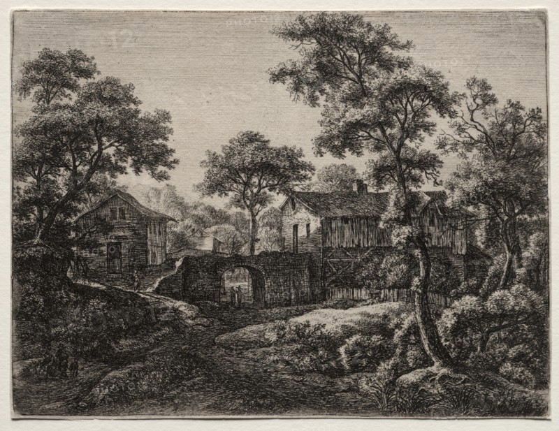 A Gateway. Creator: Anthonie Waterloo (Dutch, 1609/10-1690).