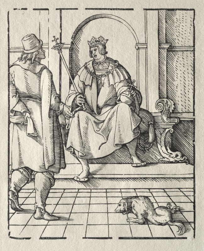 A king Enthroned . Creator: Peter Flötner (German, 1485-1546).
