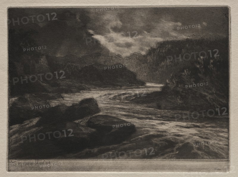 A Salmon River. Creator: Francis Seymour Haden (British, 1818-1910).