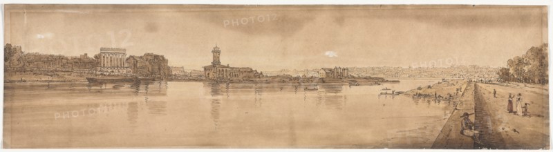 A Selection of Twenty of the Most Picturesque Views in Paris?, 1802. Creator: Thomas Girtin (British, 1775-1802).