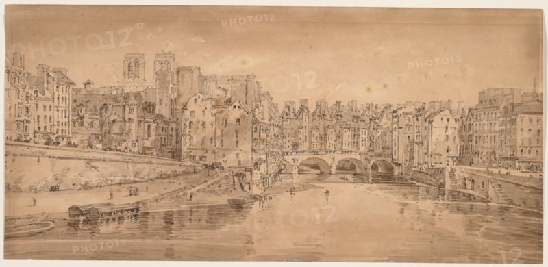 A Selection of Twenty of the Most Picturesque Views in Paris?, 1802. Creator: Thomas Girtin (British, 1775-1802).