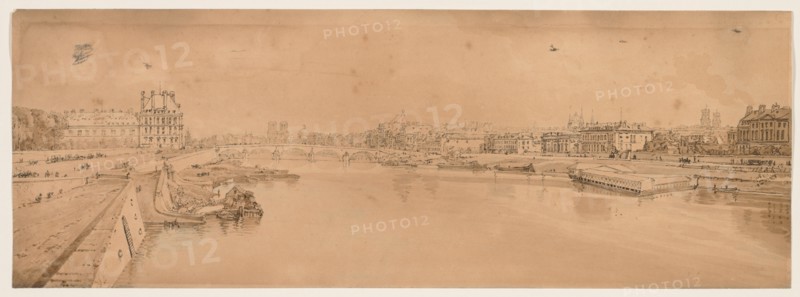 A Selection of Twenty of the Most Picturesque Views in Paris?, 1802. Creator: Thomas Girtin (British, 1775-1802).