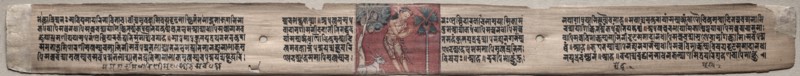 Folio 115 from a Gandavyuha-sutra (Scripture of the Supreme Array), 1000-1100s. Creator: Unknown.