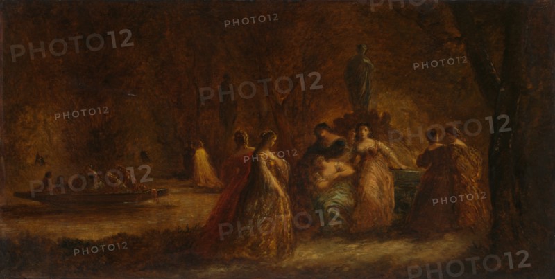 A Woodland Fête, c. 1853-1857 or c. 1862. Creator: Adolphe Monticelli (French, 1824-1886).