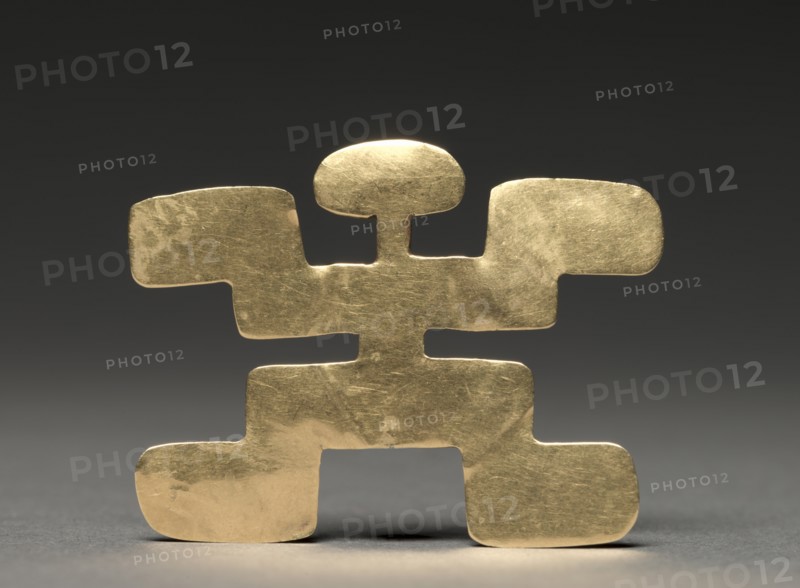 Abstract Figure Pendant, c. 100-900. Creator: Unknown.