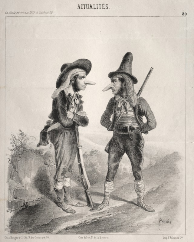 Actualités: Insurgez-vous donc! ...hien! voilà qui va devenir gentil!..., 1841. Creator: Clémente Pruche (French, 1831-1870).