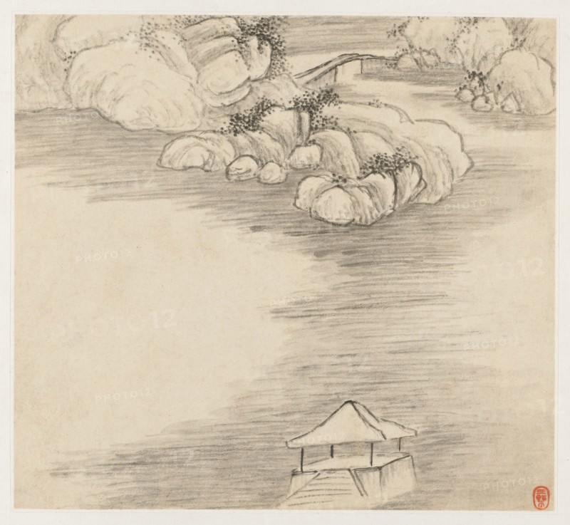Album of Landscapes: Leaf 3, 1677. Creator: Wang Gai (Chinese, active c. 1677-1705).