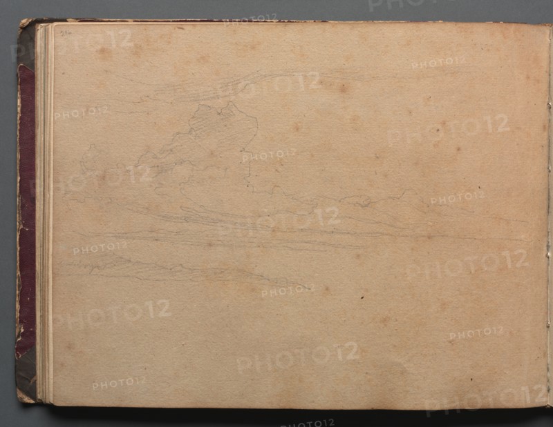 Album with Views of Rome and Surroundings, Landscape Studies, page 29b: Landscape Study. Creator: Franz Johann Heinrich Nadorp (German, 1794-1876).