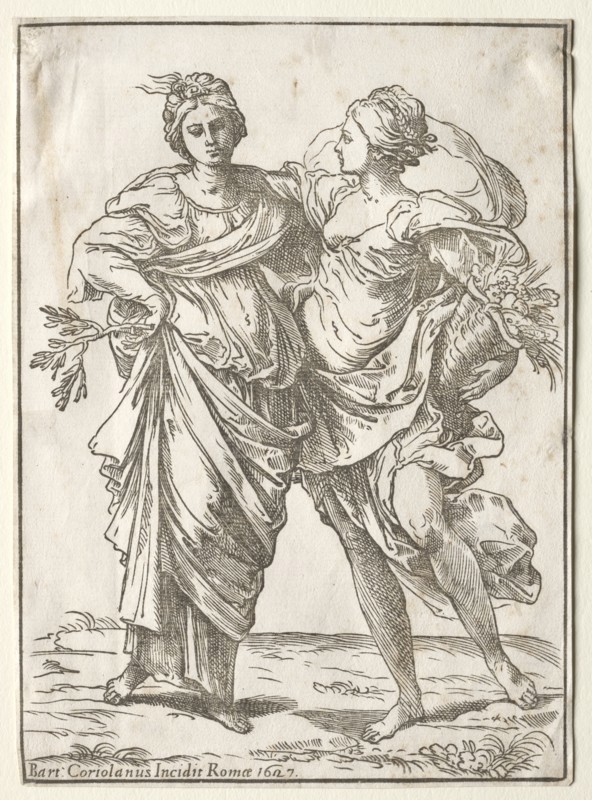 Alliance of Peace and Abundance, 1642. Creator: Bartolommeo Coriolano (Italian).