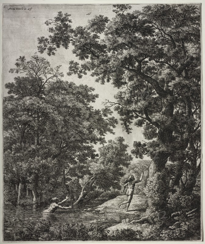 Alpheus and Arethusa. Creator: Anthonie Waterloo (Dutch, 1609/10-1690).