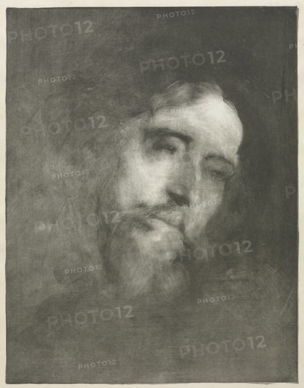 Alphonse Daudet, 1893. Creator: Eugène Carrière (French, 1849-1906).