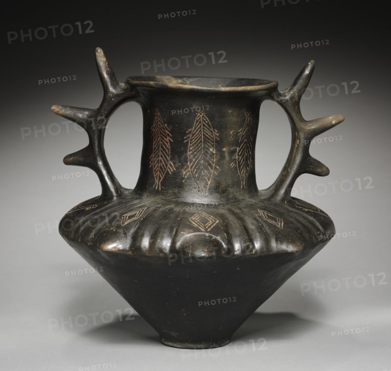 Amphora with Spiked Handles, 700-675. Creator: Unknown.