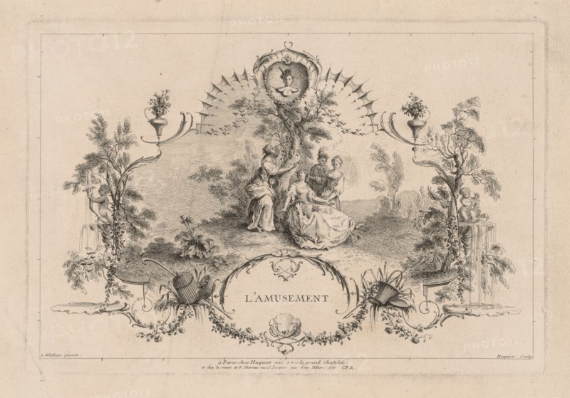 Amusement, Arabesque. Creator: Gabriel Huquier (French, 1695-1772).