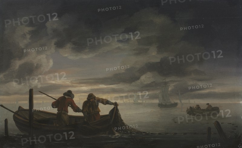 An Estuary Scene with Fisherman, second quarter of 1600s. Creator: Rafel Govertsz. Camphuysen (Dutch, 1597/98-1657), attributed to.