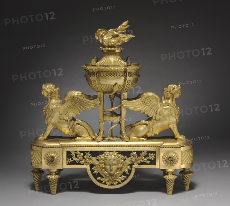 Andiron (Chenet), c. 1785. Creator: Unknown.