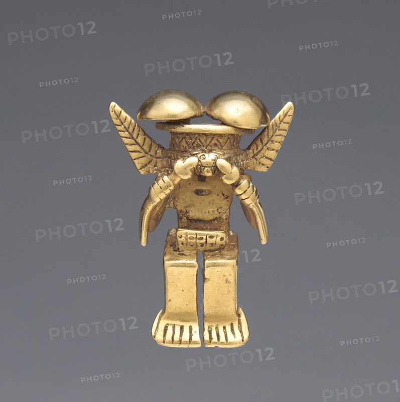 Animal-Headed Figure Pendant, 1-800. Creator: Unknown.