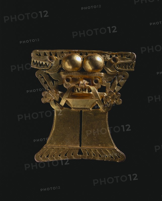Animal-Headed Figure Pendant, c. 1000-1550. Creator: Unknown.
